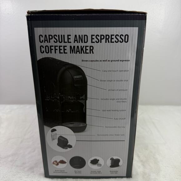 Bella Pro Series Espresso Machine 20 Bar Pressure Nespresso Compatible NEW - Picture 4 of 5